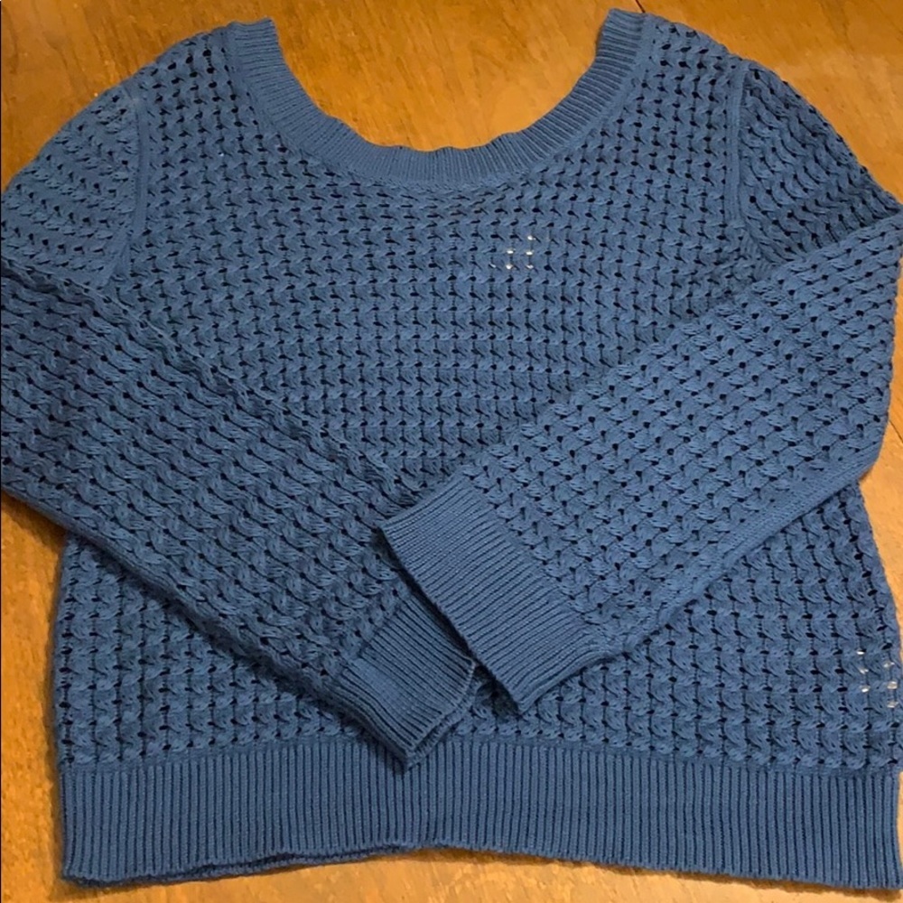 Backdrop knit sweater